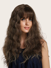 Brown Blonde Wavy Full Wig