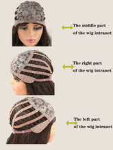 Dark Brown Wavy Full Wig