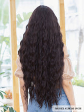 Dark Brown Wavy Full Wig