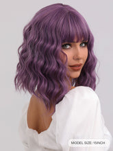 Purple Wavy Full Wig