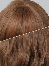 Ligh Brown Wavy Full Wig