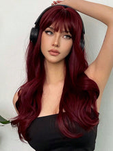 Dark Burgundy Full Wig