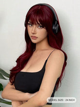 Dark Burgundy Full Wig