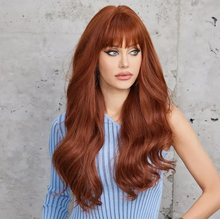Copper Auburn Beauty Wavy Wig