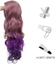 Pink Purple Full Wig