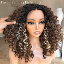 Blonde Brown Lace Front Wig
