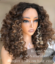 Blonde Brown Lace Front Wig