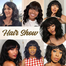Dark Brown Shoulder Length Wig