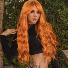 Copper Wavy Full Wig