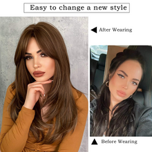 Brown Blonde Full Wig