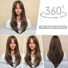 Brown Blonde Full Wig