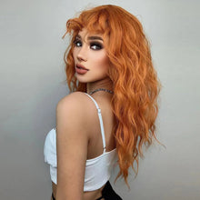 Copper Wavy Full Wig