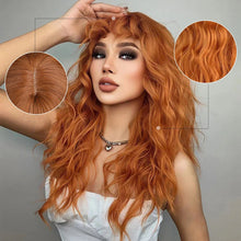 Copper Wavy Full Wig
