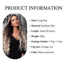 Ombre Blonde Brown Full Wig