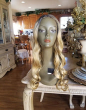 Ombre Blonde Beauty Wavy Full Wig