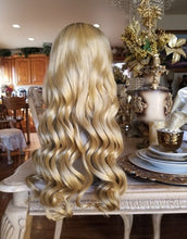 Ombre Blonde Beauty Wavy Full Wig