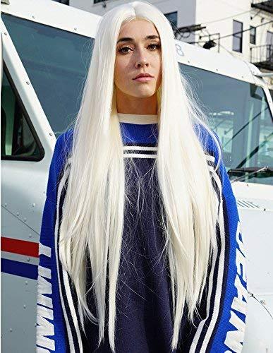 White Blonde Beauty Lace Front Wig 22-26 inches!! inches  display picture 1