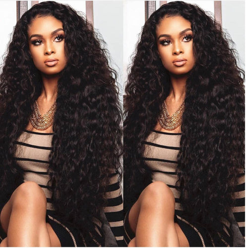 Brazilian Virgin Remy Curly Human Hair Full Lace Wig-Part Anywhere!! - Goddess Beauty Royal Wigs