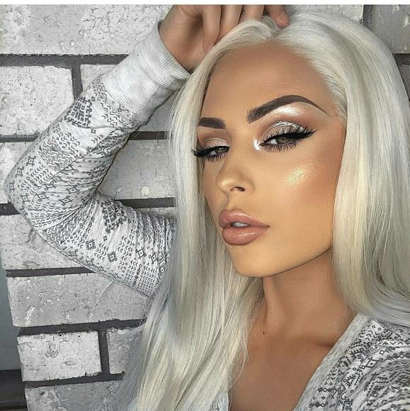 White Blonde Lace Front Wig 22-24inches!! – Goddess Beauty  display picture 3