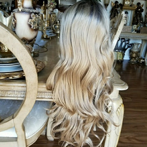 Blonde Ombre Beauty Lace Front Wig 24-28 inches!! - Goddess Beauty Royal Wigs
