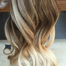Ombre Blonde Full Head Clip in Extension - Goddess Beauty Royal Wigs