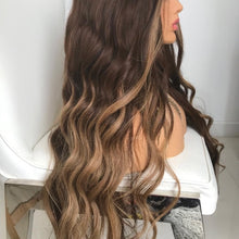 Brown Caramel Virgin Remy Lace Wig 24-26 inches - Goddess Beauty Royal Wigs