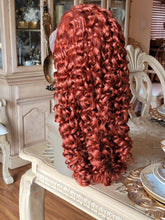 Copper Curly Beautiful Lace Front Wig