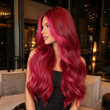 Red Beauty Wig with Bangs- Perfect for Daily Wear