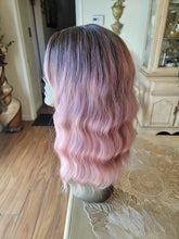 14-Inch Women'S Dusty Pink Layered Bob Wig Made of -Resistant Synthetic Fibers Perfect for Work School Daily Commutes Social Gatherings