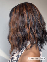 Brown Black Wavy Full Wig