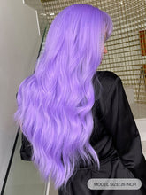 Light Purple Beauty Wavy Full Wig