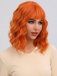 Copper Orange Wavy Full Wig