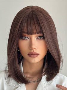 Brown Wig with bangs