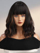 Brown Black Wavy Full Wig