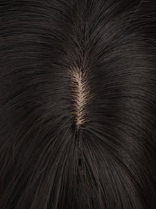 Brown Black Wavy Full Wig