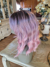 Elegant Ombre Pink Full Wig for Daily Wear