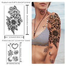 Beautiful Sunflower Temporary Tattoo