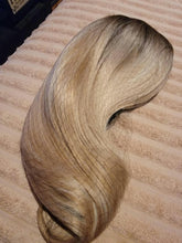 14 Inch Ombre Blonde Wig With Bangs