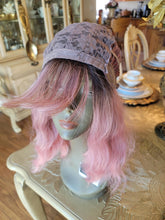 Elegant Ombre Pink Full Wig for Daily Wear