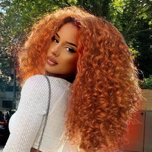 Copper Curly Lace Front Wig 24-26 inches!!