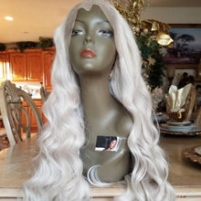 White Wavy Blonde Lace Front Wig