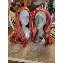 Copper Wavy Beauty Lace Front Wig inches!!