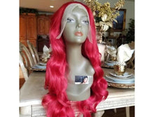 Red Bodywave Lace Front Wig 24-26 inches!!