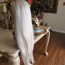 Ombre White Blonde Lace front Wig