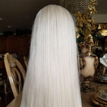 Pale White Blonde Beauty Lace Front Wig #60
