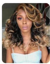 Black Blonde Lace Front Wig