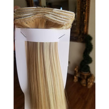 Blonde Clip On Hair ExtensionsHuman hair blend 20 In Clip In Extra Light Blonde Hair ExtensionsClip on extensions 14” extra blonde human