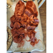 Copper Wavy Beauty Lace Front Wig inches!!
