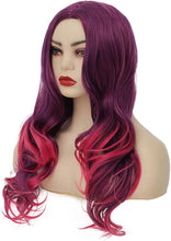 Burgundy Dark Purple Full Wig