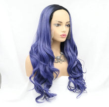24” OMBRE PURPLE Lace Front wig *NEW*